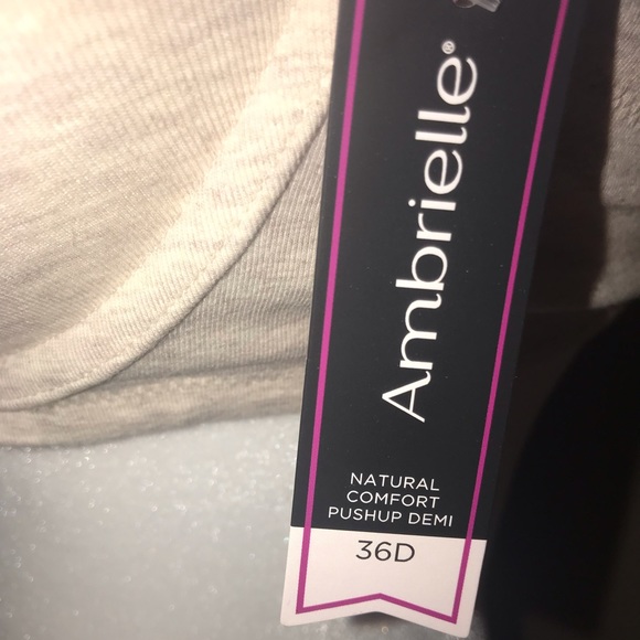 Ambrielle Natural Comfort Push-up Demi Bra - Picture 2 of 3